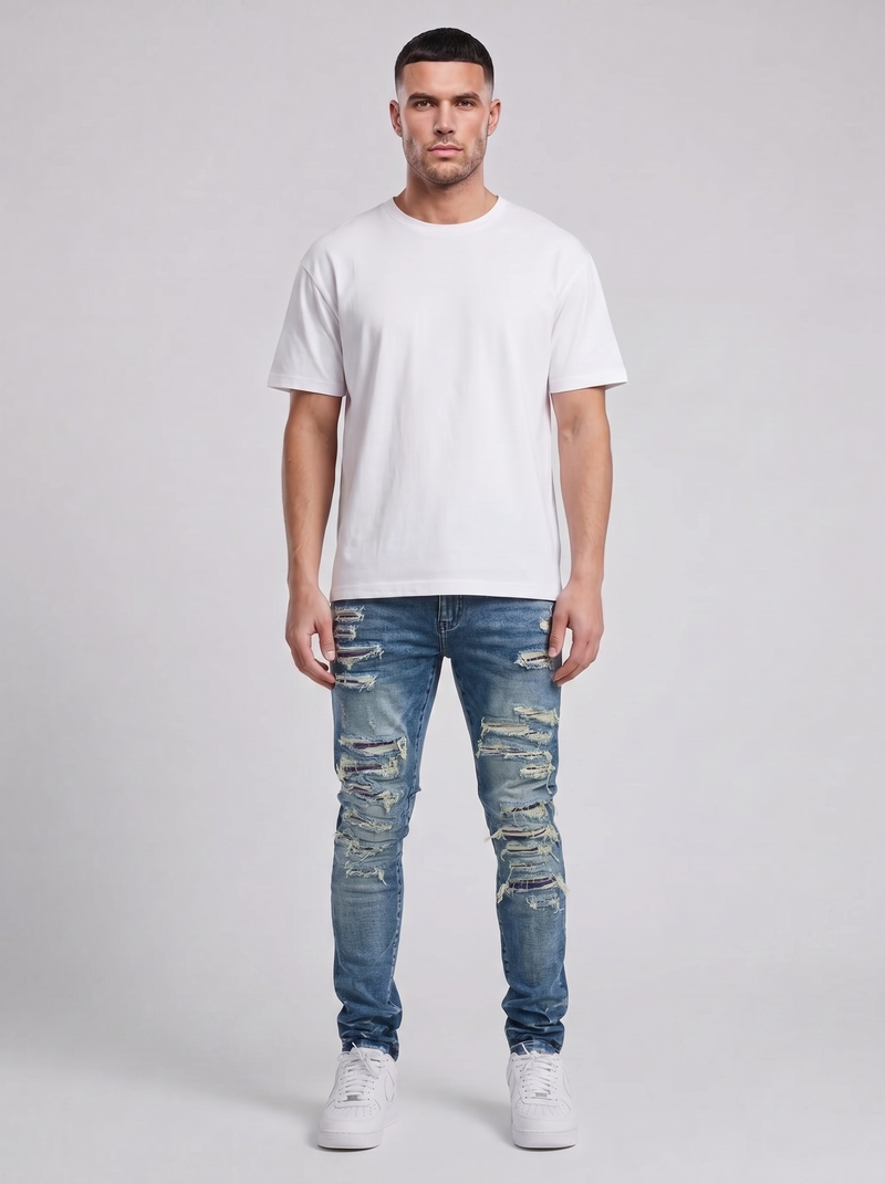 Belvedere Mid Blue Skinny Jeans