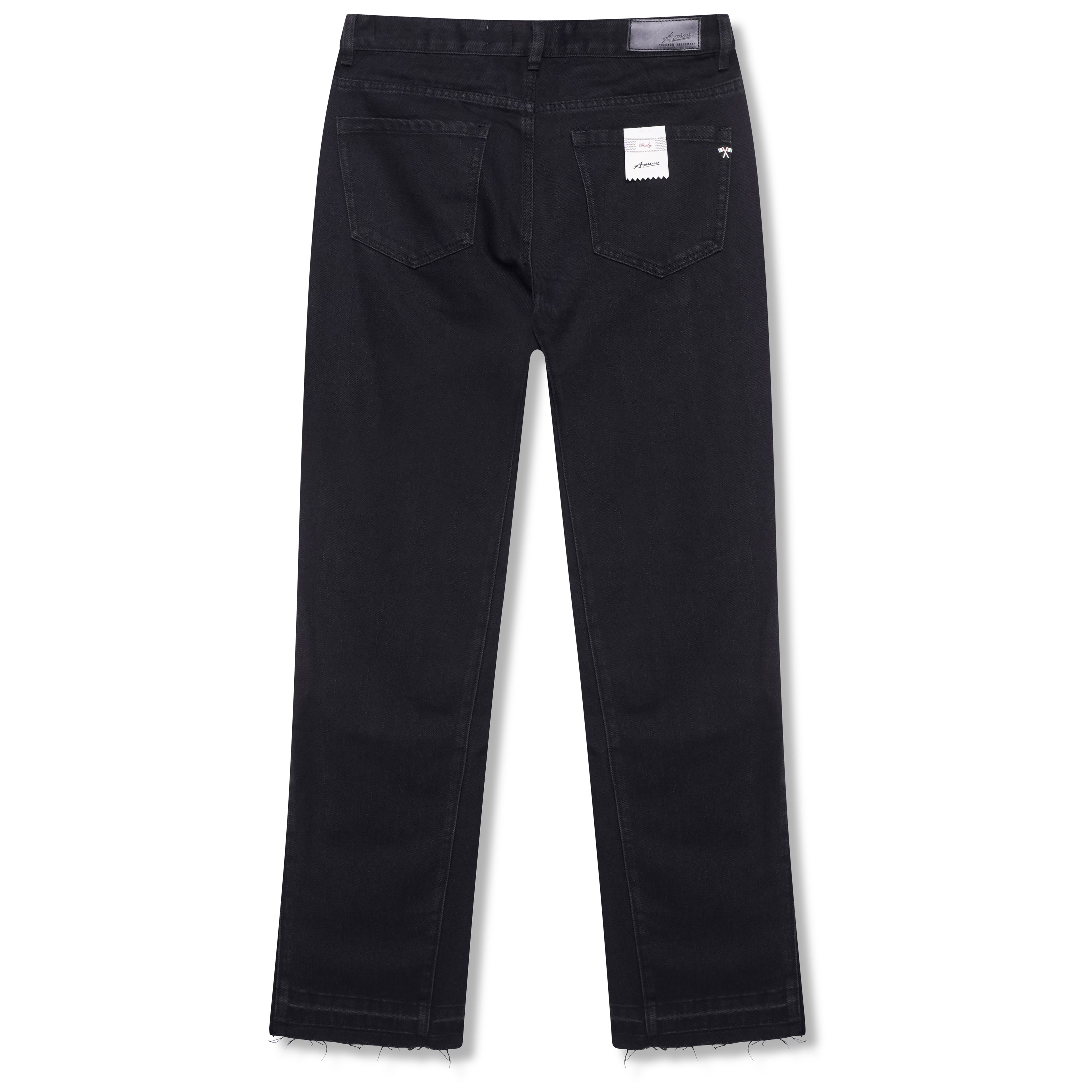 Bresso Zwarte Gescheurde Denim