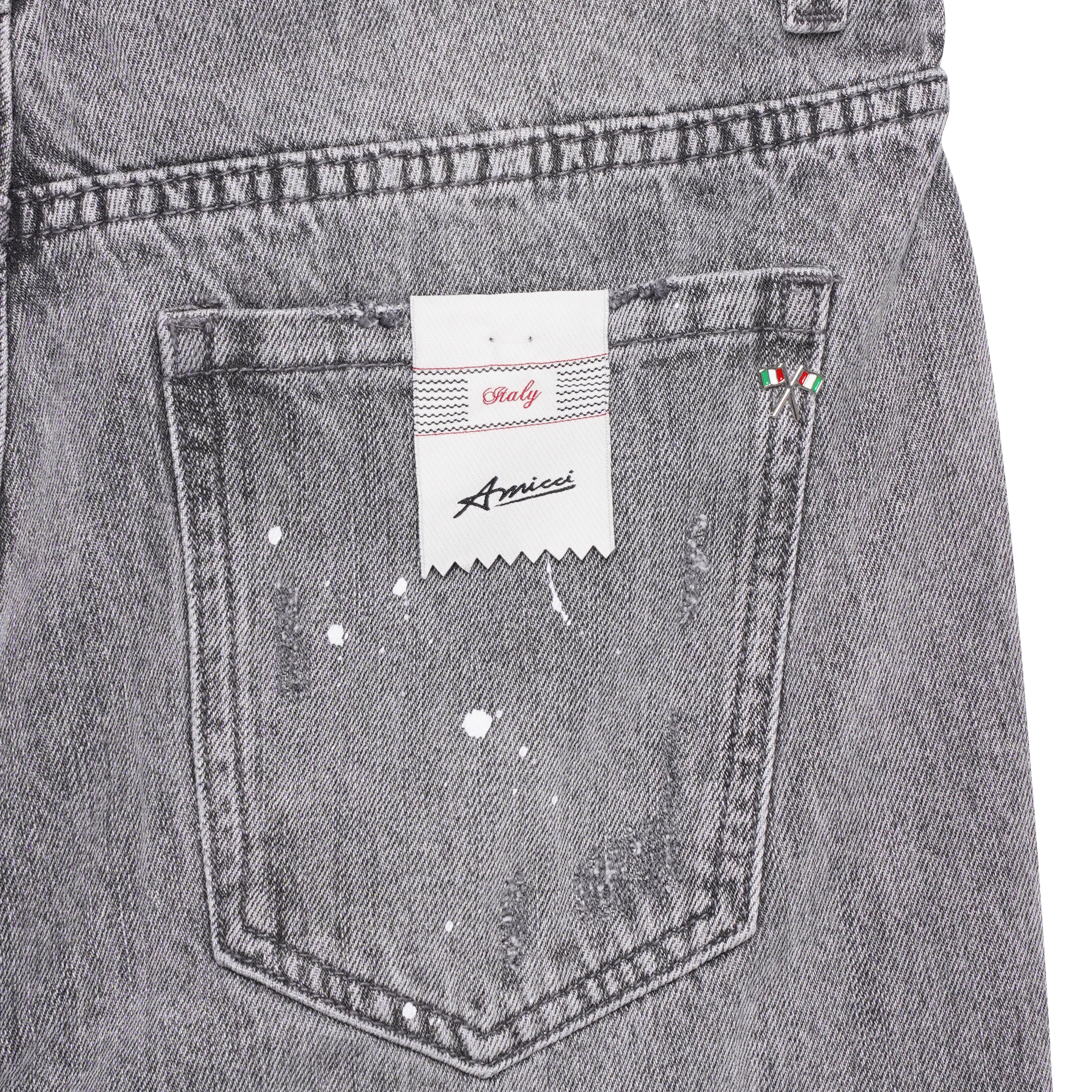Maranello Grijs Flare Denim