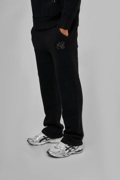 Amos Black Knitted Jogger