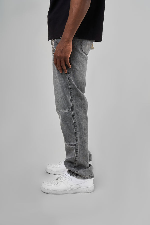 Weston Grijs Recht Model Jean