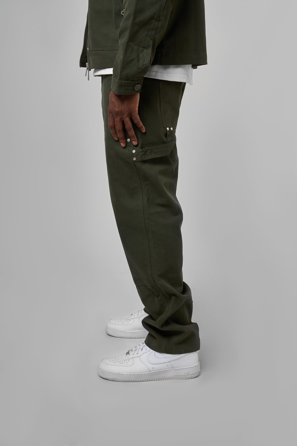 Wyatt Khaki Twill Broek