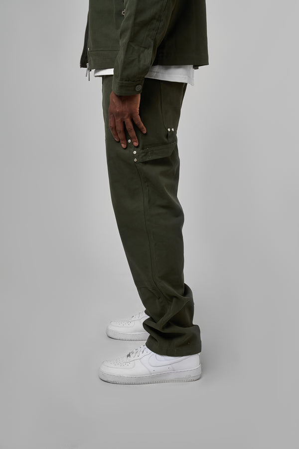 Wyatt Khaki Twill Pants