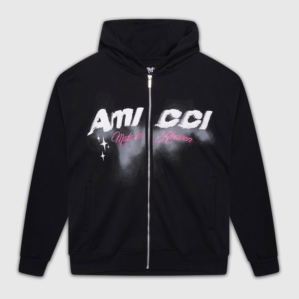 Angeli Grafische Hoodie Zwart