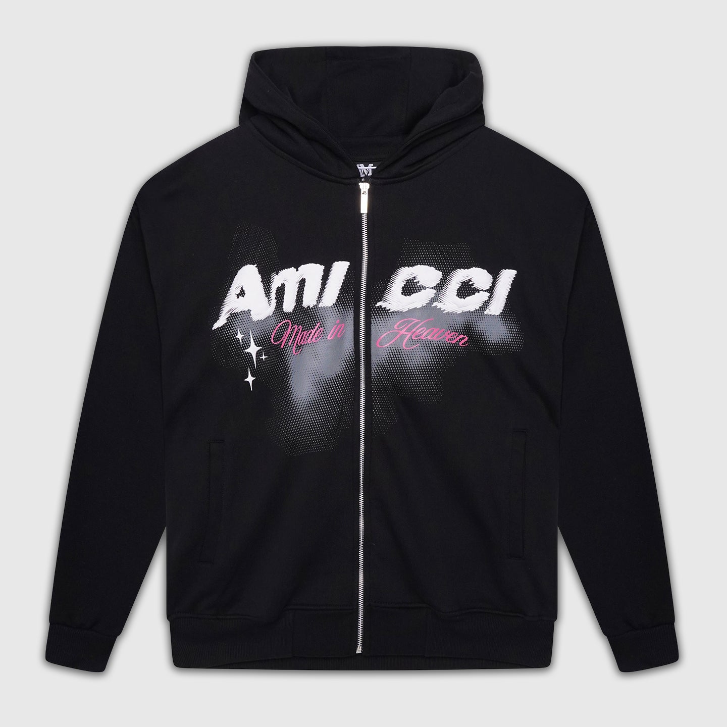 Angeli Grafische Hoodie Zwart