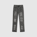 Sarrona Grijs Gewassen Denim Jeans