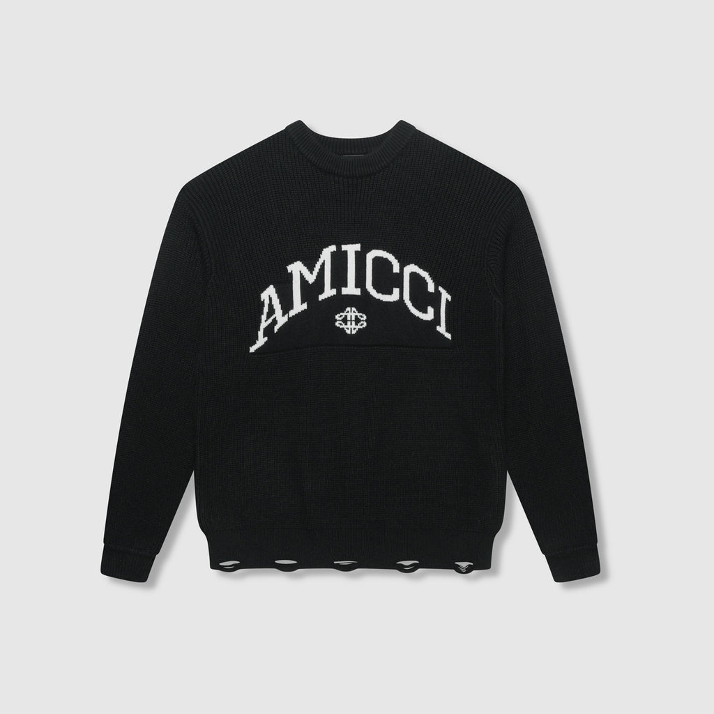 Veletre Ribbed Knitwear Black
