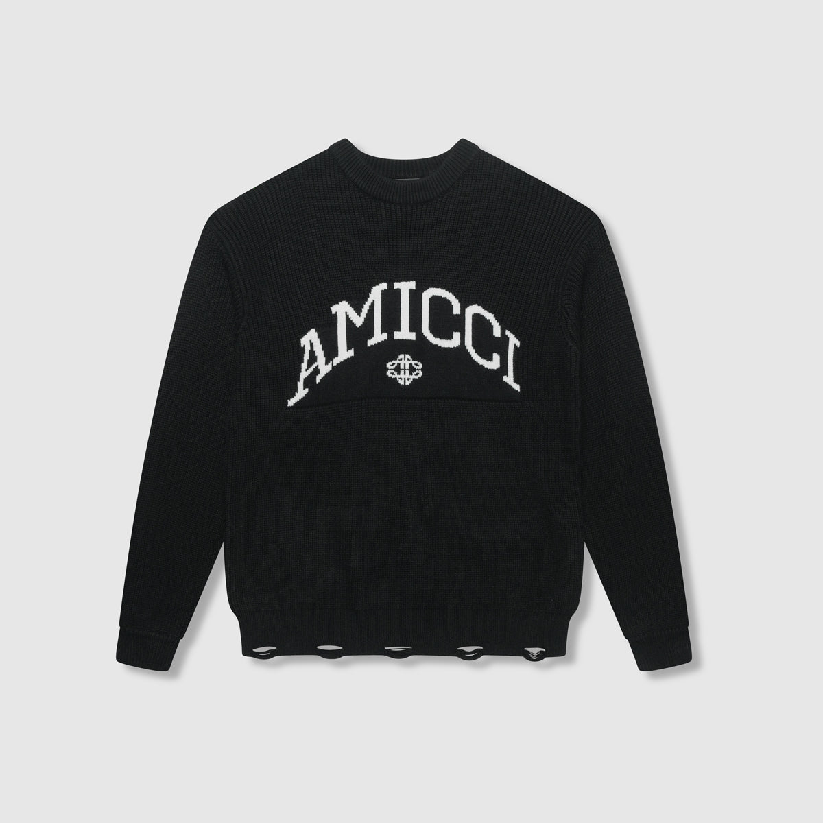 Veletre Ribbed Knitwear Black