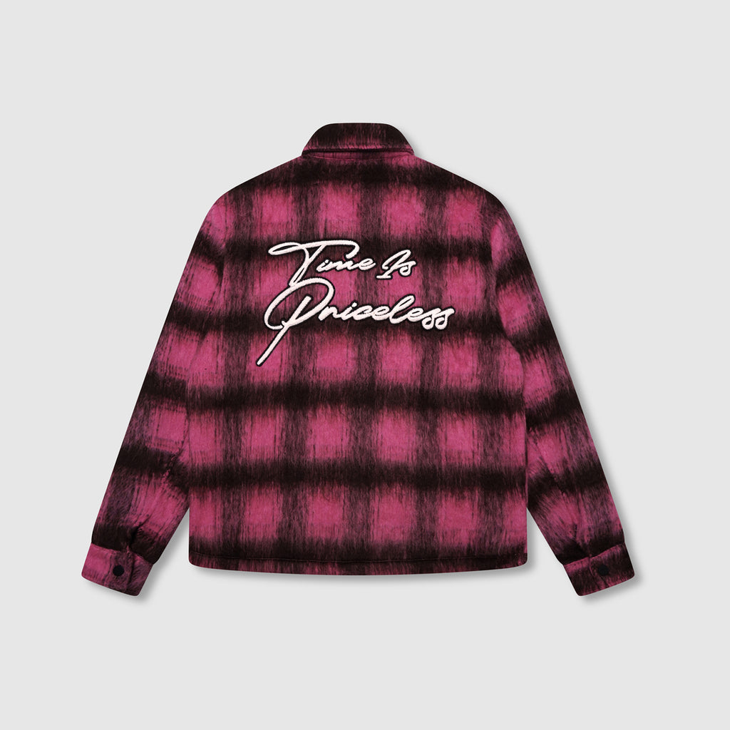 Gennaro Mohair Roze Shirt