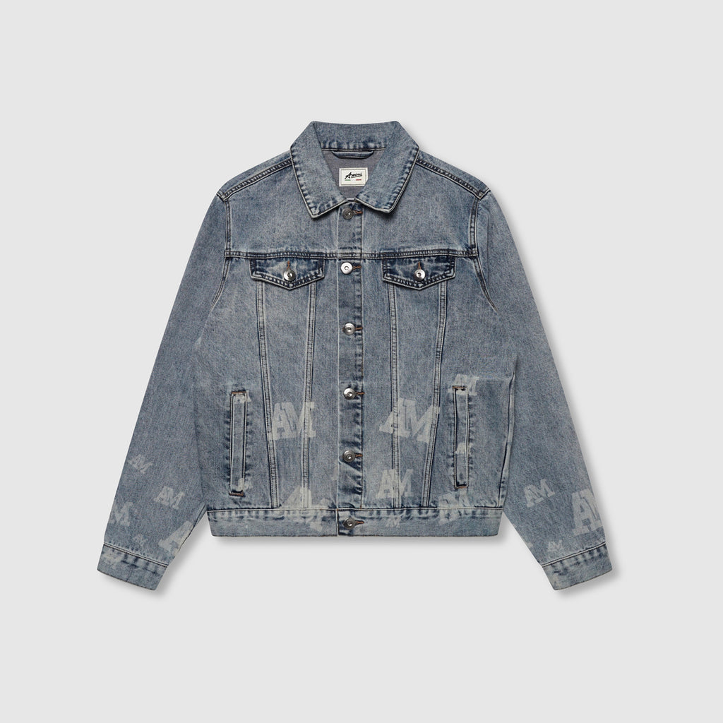 Maranzo Blauwe Denim Jas