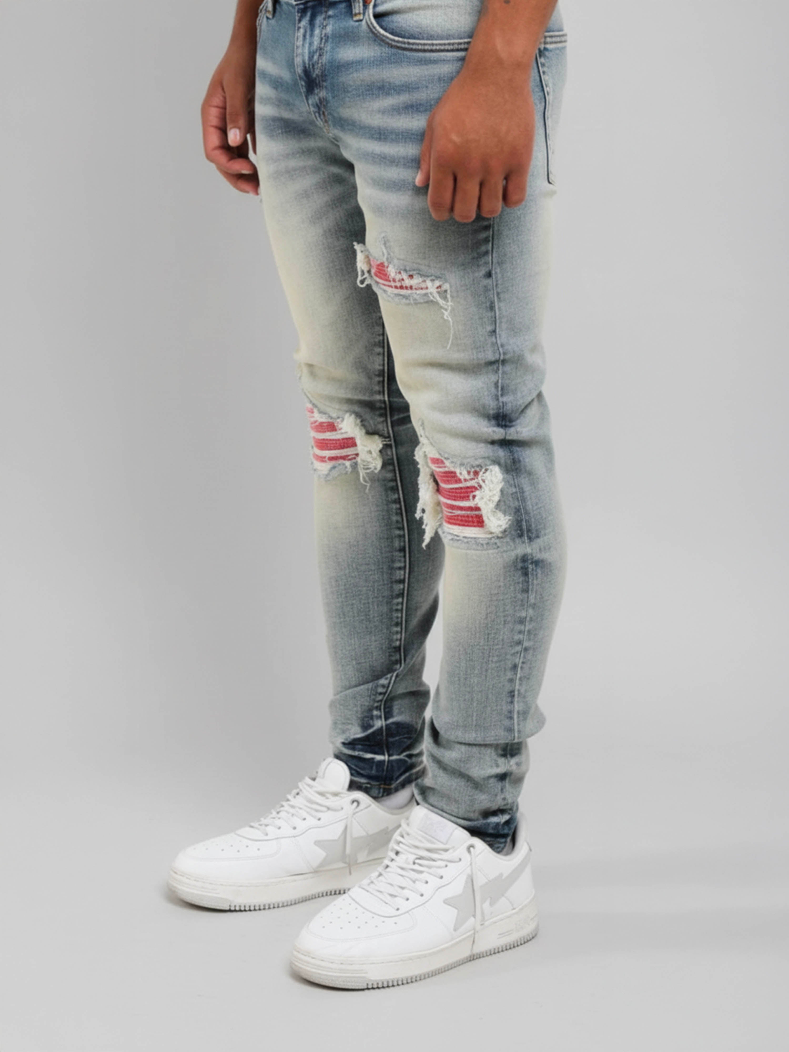 Monza Skinny Jeans Roze