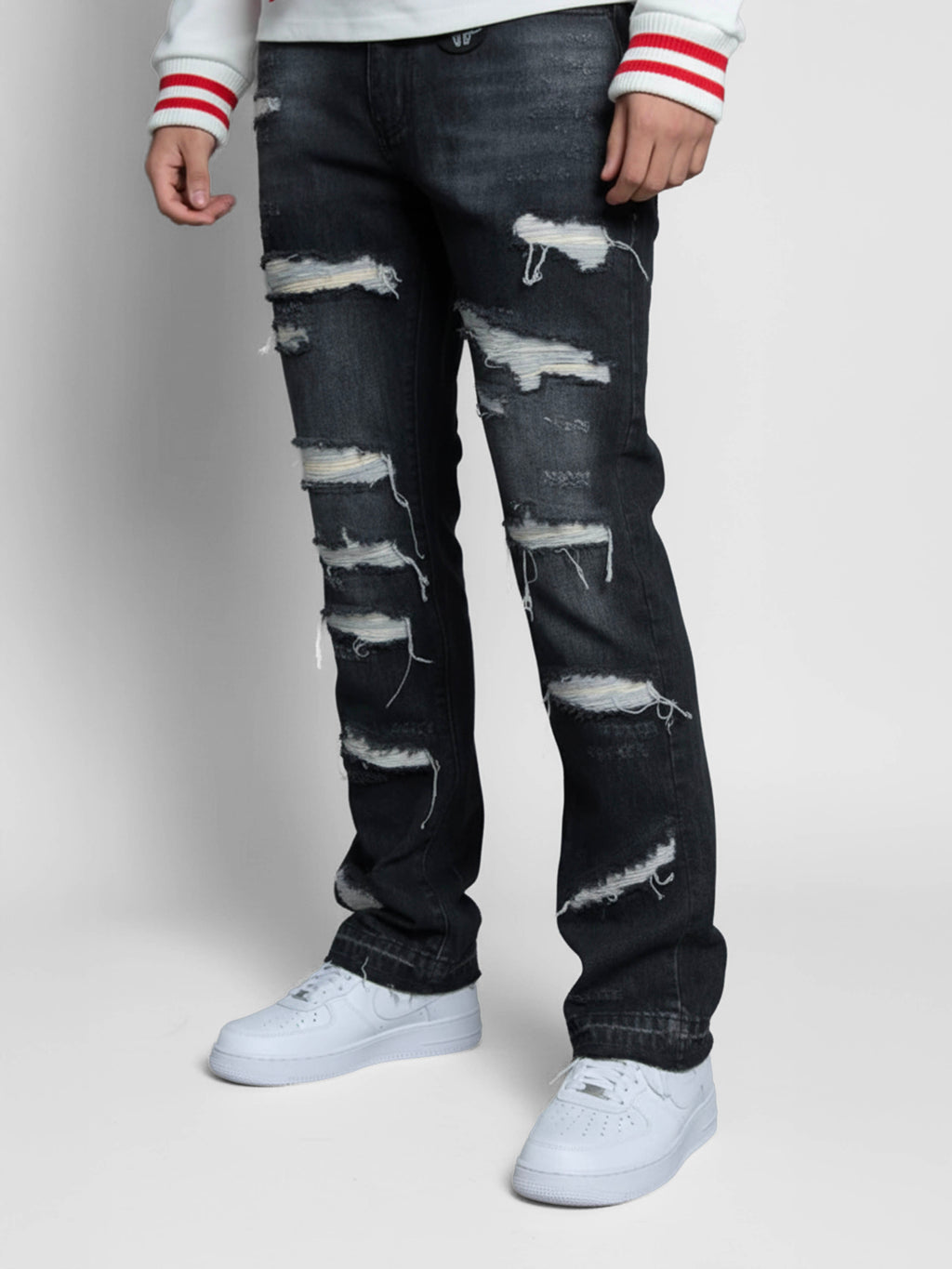 Trivoni Black Flare Jean