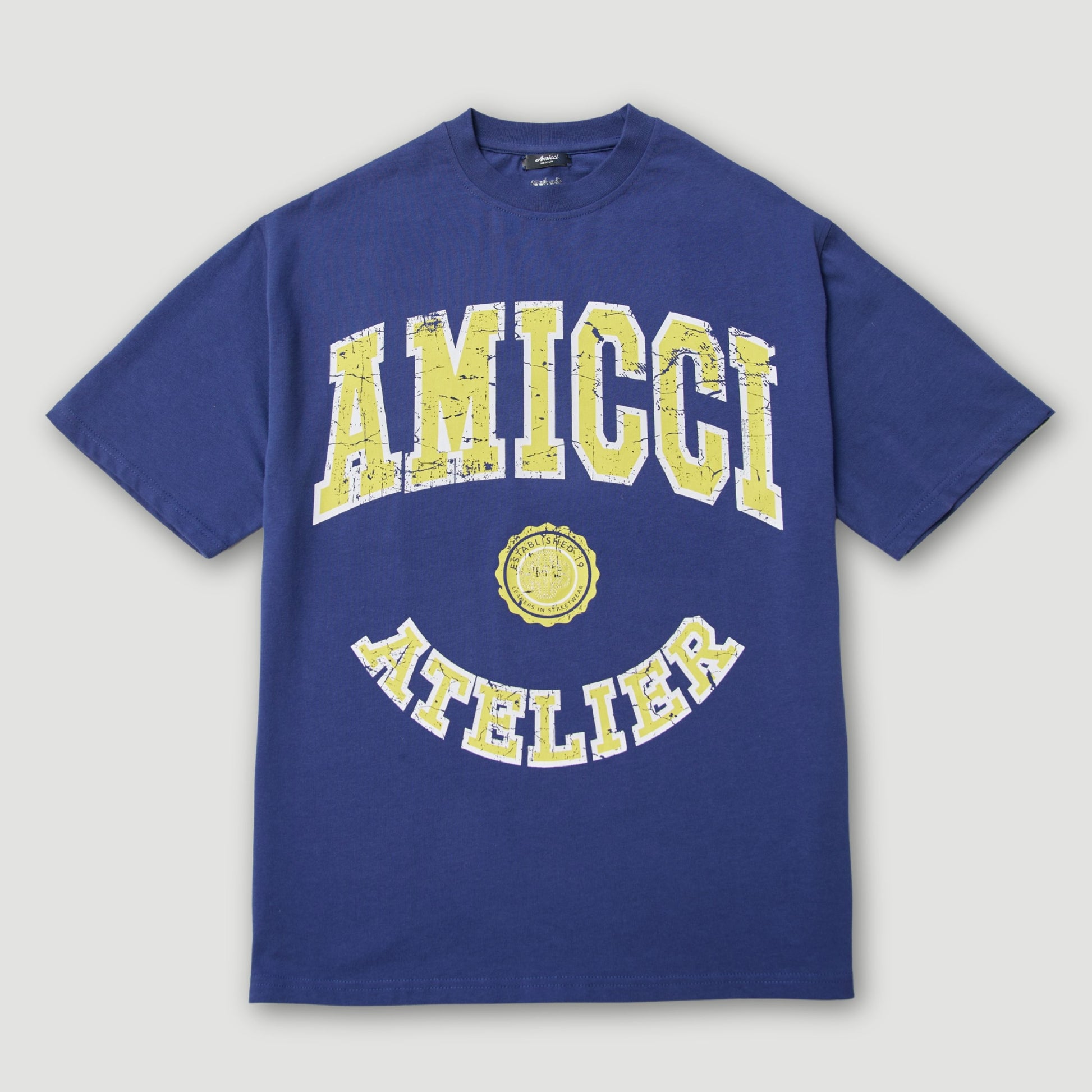 Instituut T-shirt Marineblauw