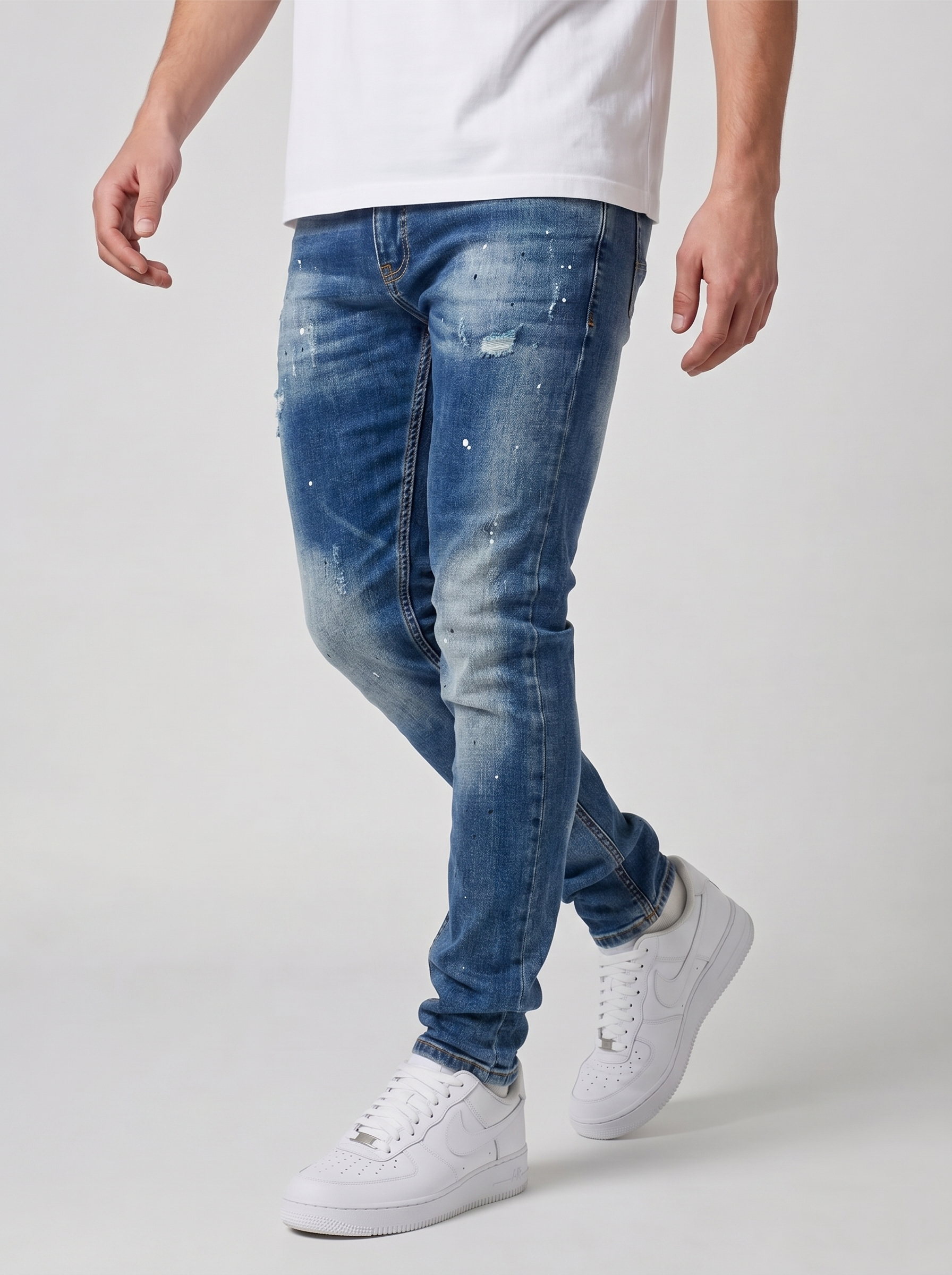 Harlan Blauwe Slimfit Jeans