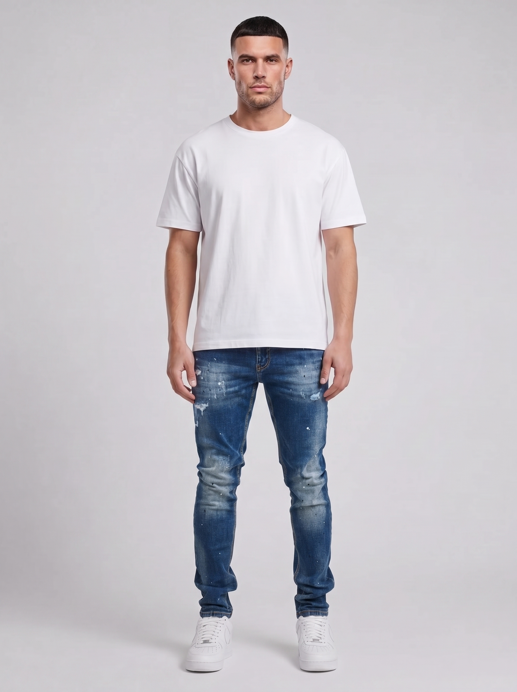 Harlan Blauwe Slimfit Jeans