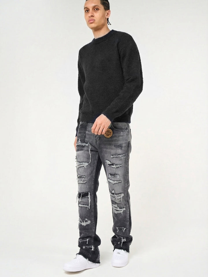 Imola Midden Grijs Denim