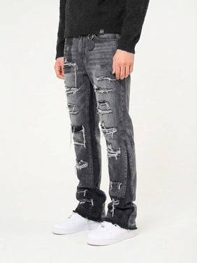Imola Grey Flare Jean