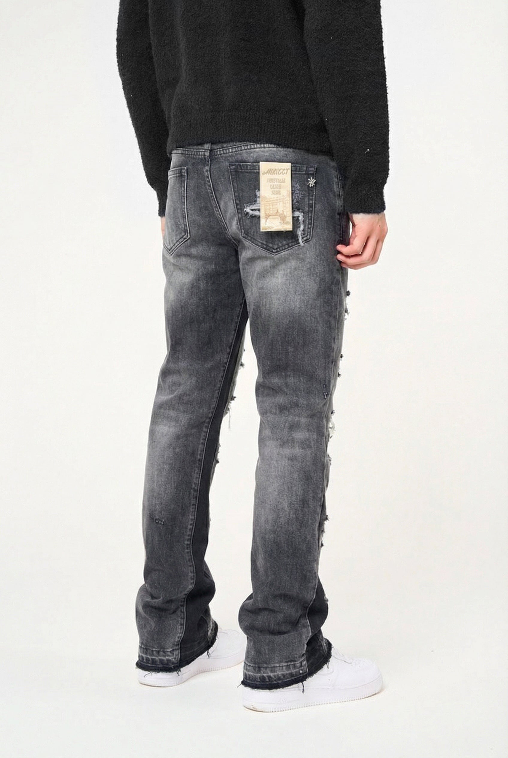 Imola Grey Flare Jean