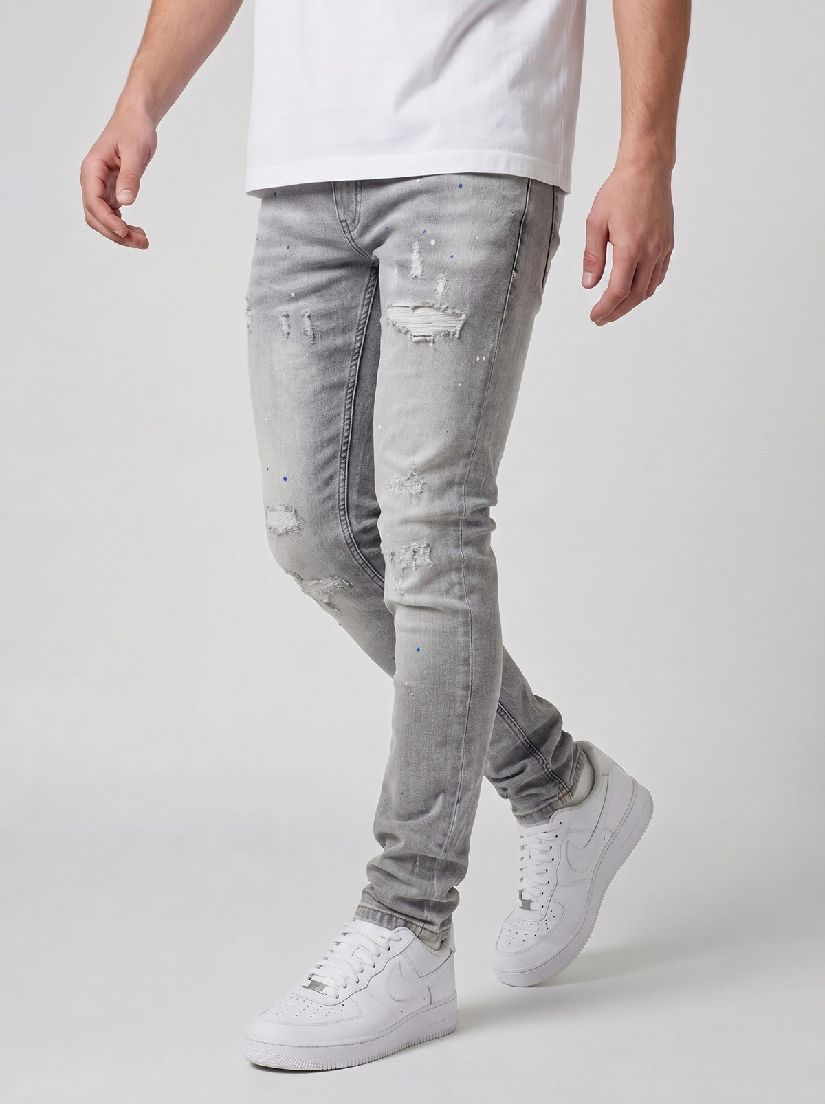 Lumber Grey Skinny Jean