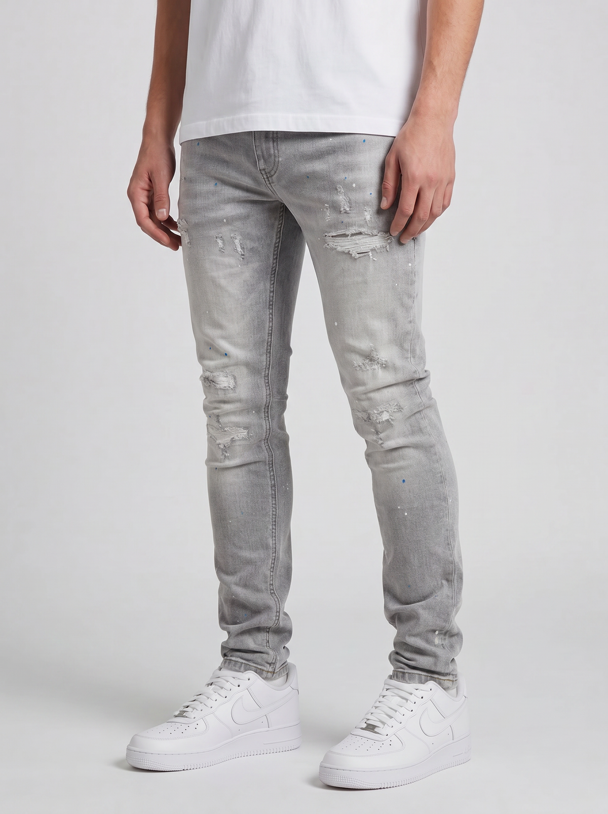 Lumber Grey Skinny Jean