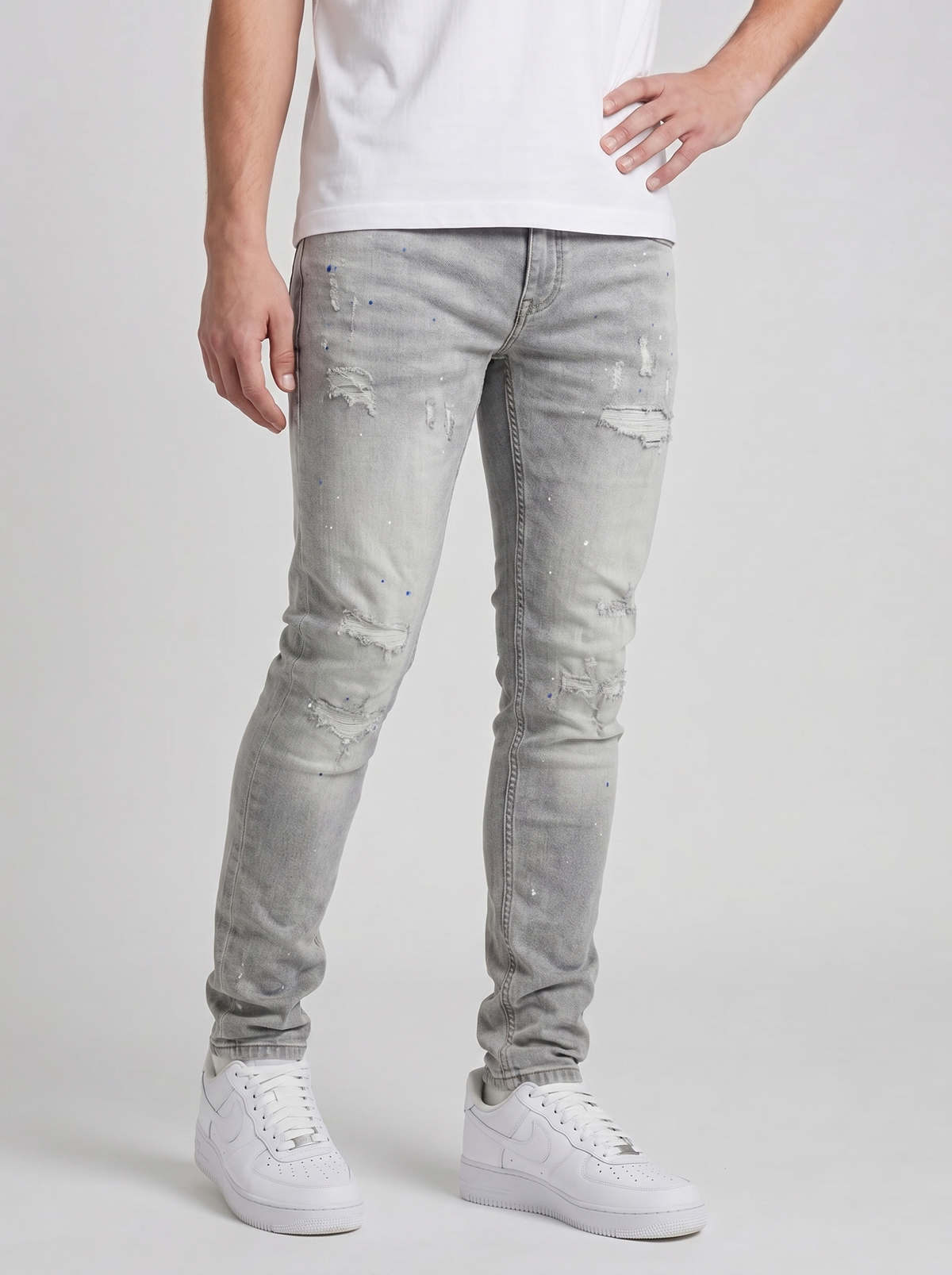 Lumber Grey Skinny Jean