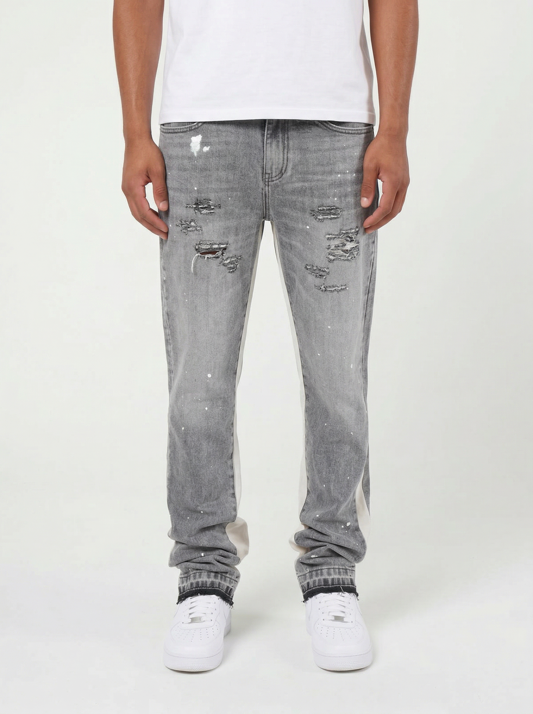 Maranello Grey Flare Jean