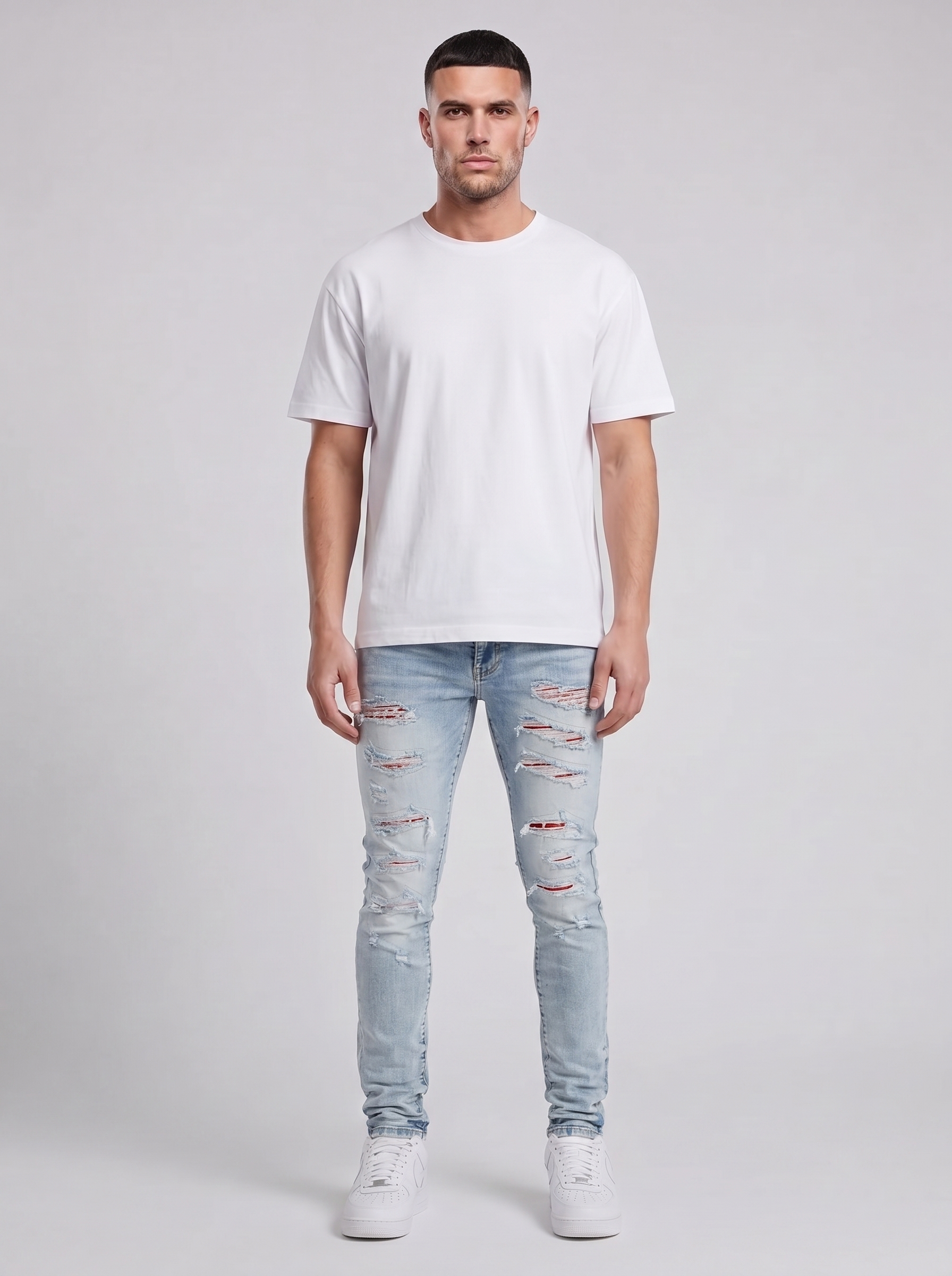 Sanko Bandana Skinny Jean