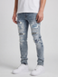 Sanko Blue Bandana Slim Jean