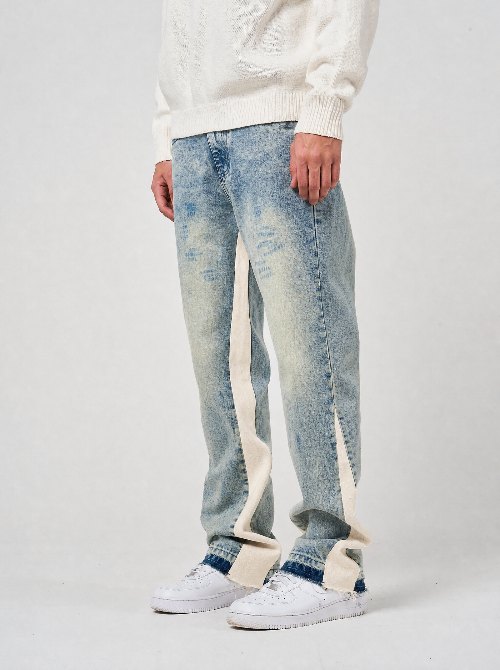Maranello Tinted Blue Flare Jean