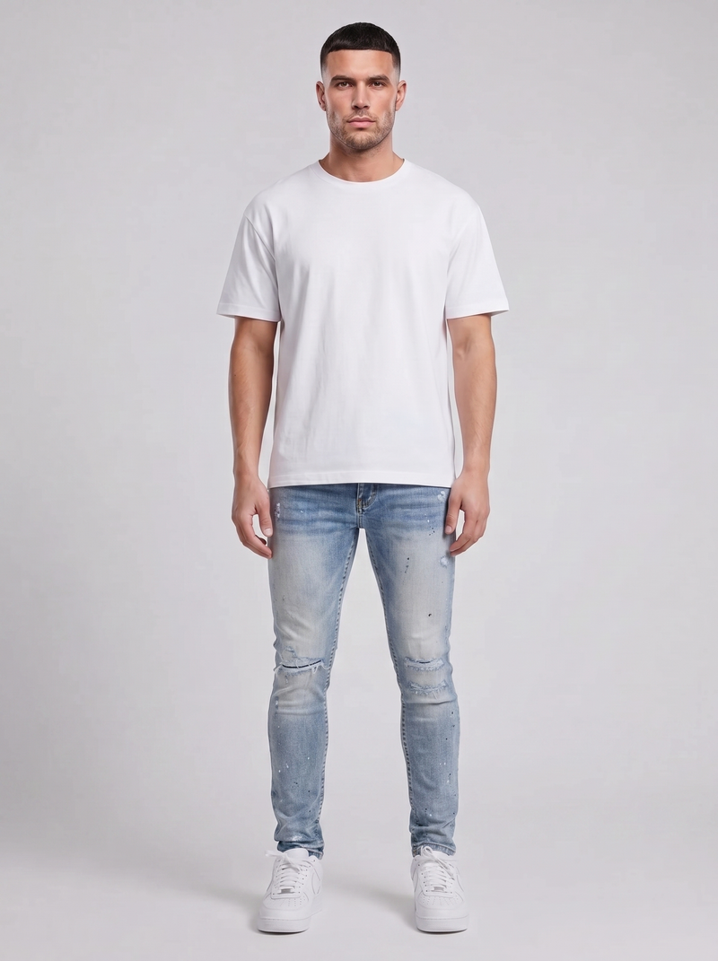 Zecca Blauwe Denim