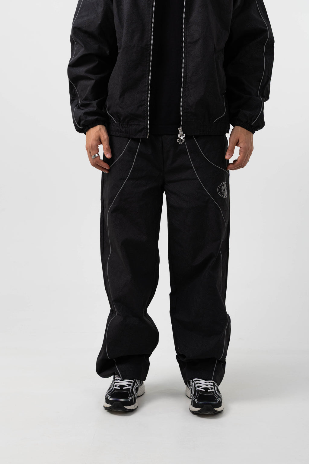 Ronin Relfective Black Shell Pants