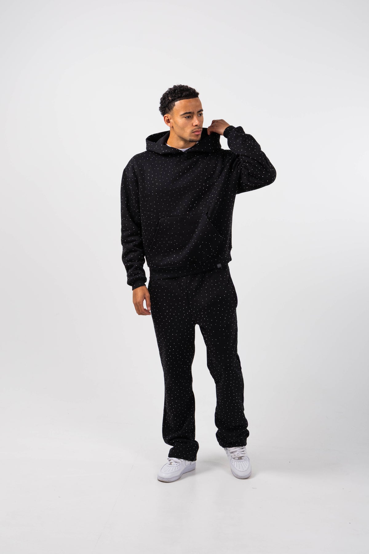 Massimo Embellished Black jogger