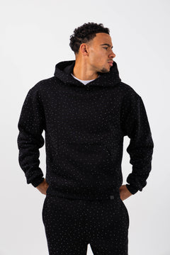 Massimo Embellished Hoodie Black