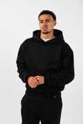 Massimo Embellished Hoodie Black