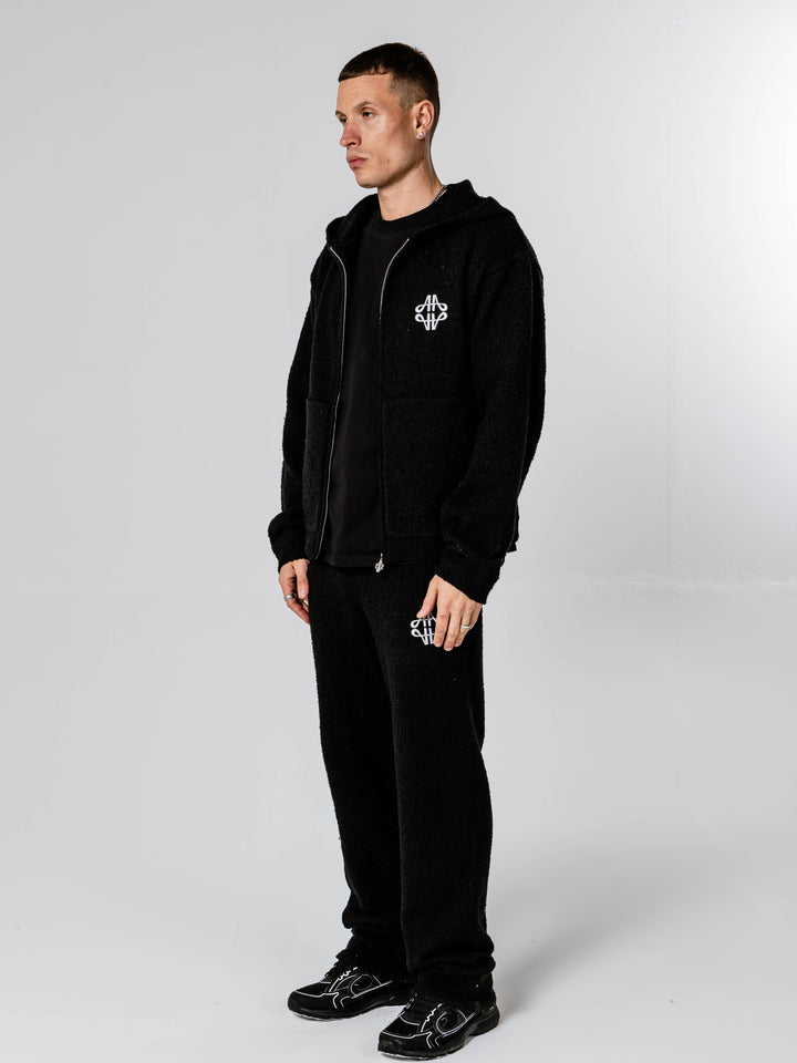 Verdi Black Emblem Knitted Jogger
