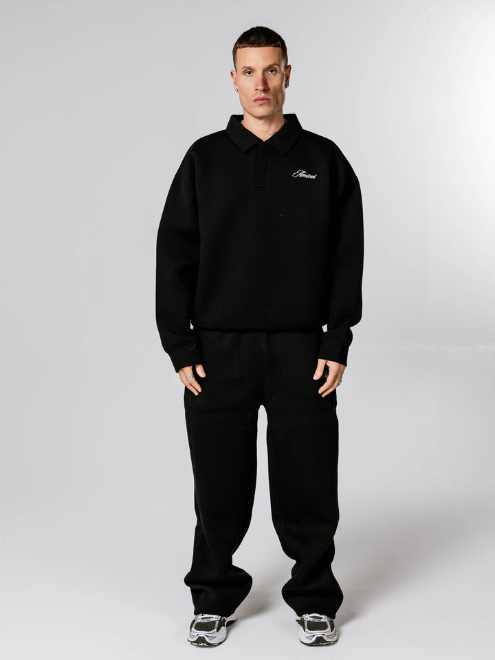 Atelier Scuba Black Rugby Sweatshirt
