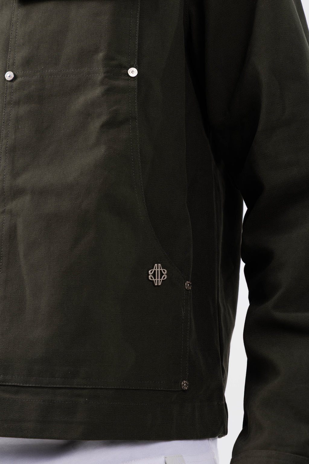 Wyatt Kakikleurig Twill Overhemd