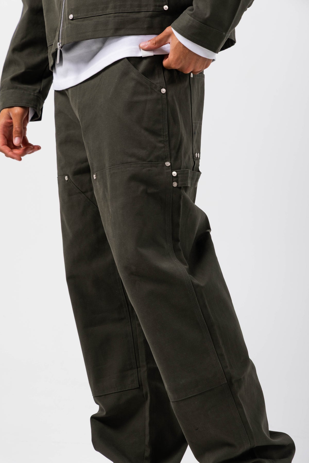 Wyatt Khaki Twill Broek