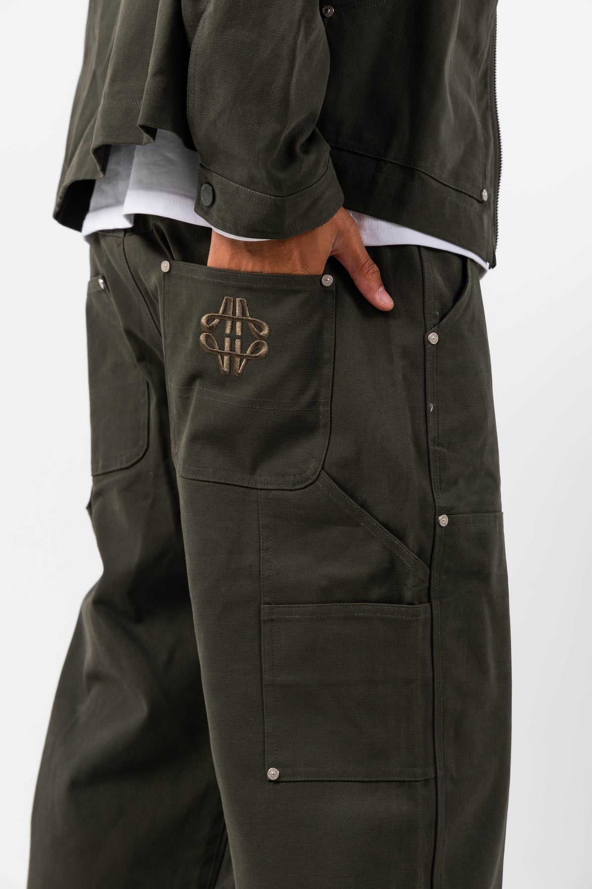 Wyatt Khaki Twill Broek