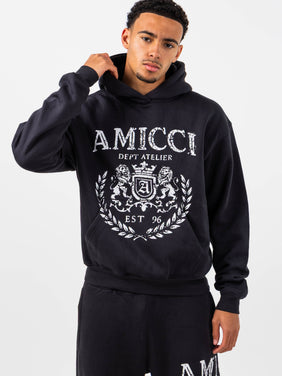 Napoli Black Emblem Hoodie
