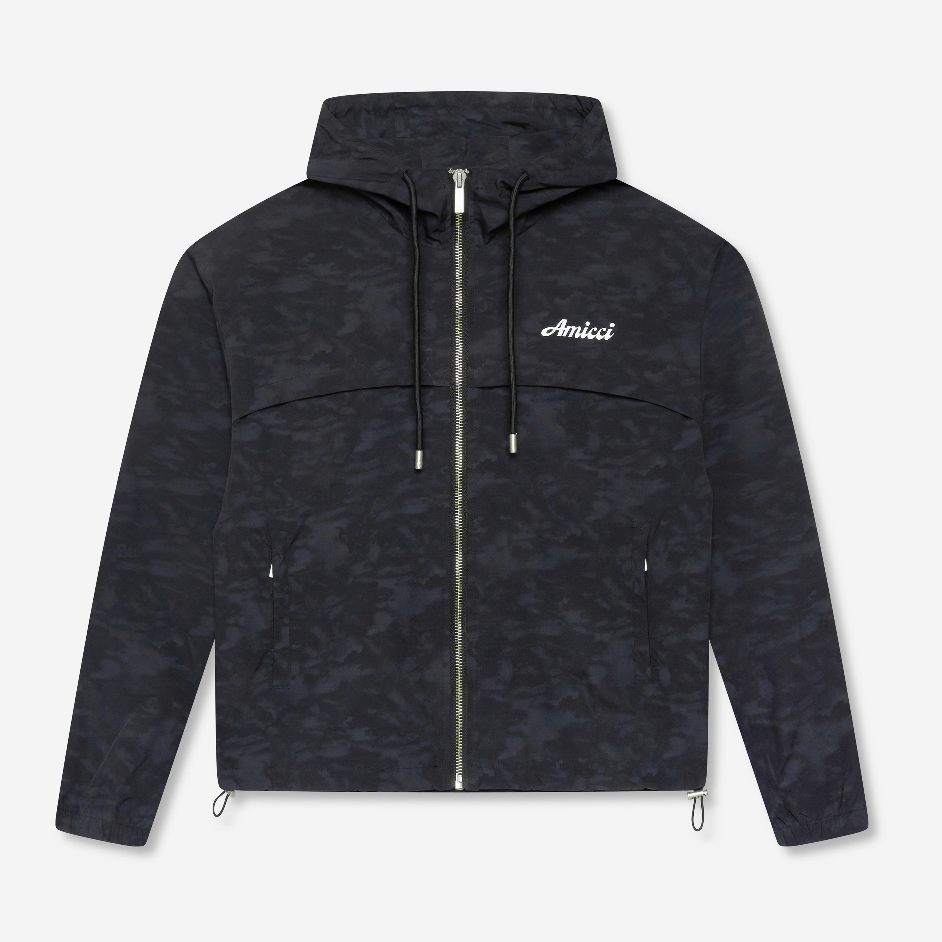 Almeria Windbreaker Set Black
