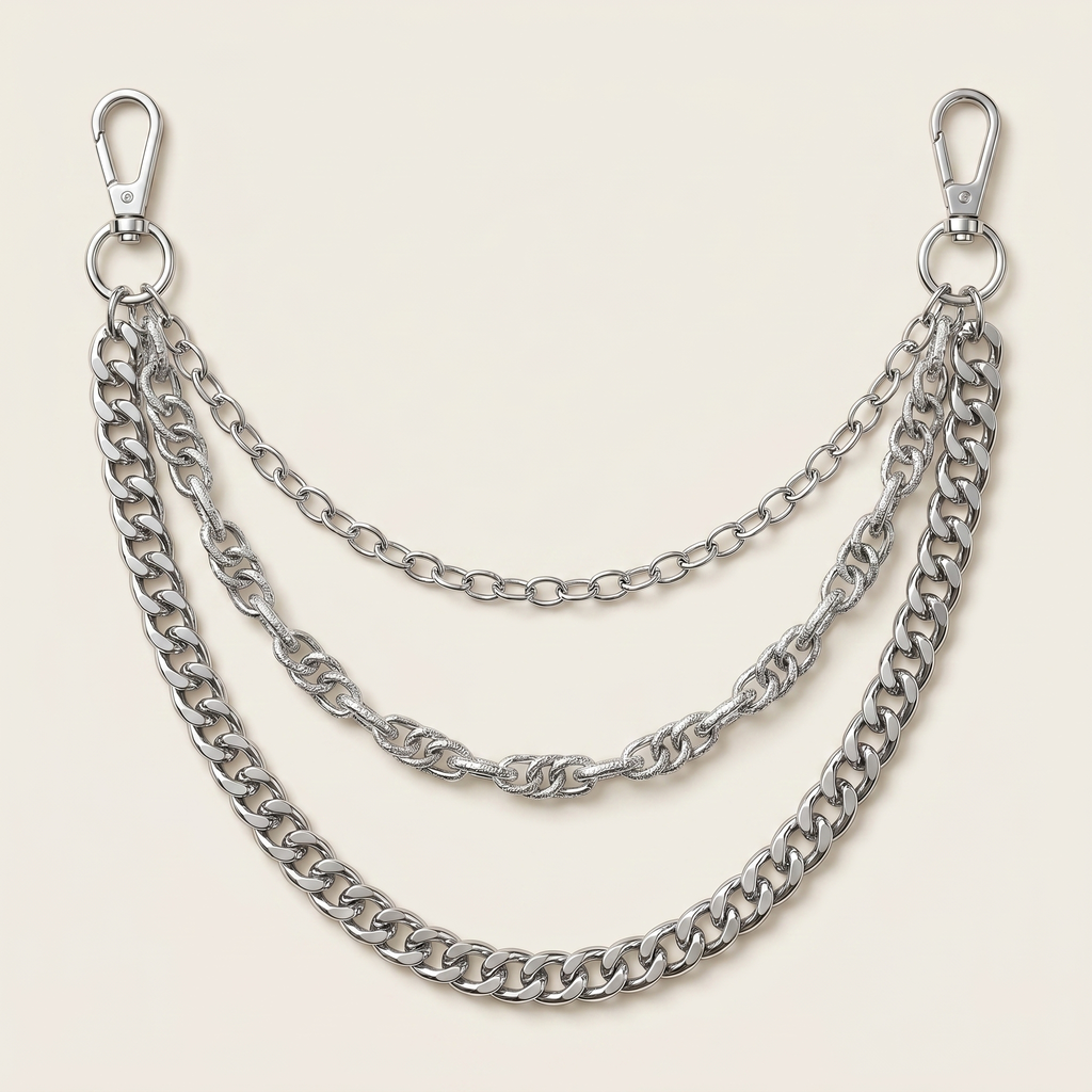 Zilveren Laagjes Ketting