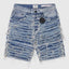 Sassari Frayed Blue Denim Shorts