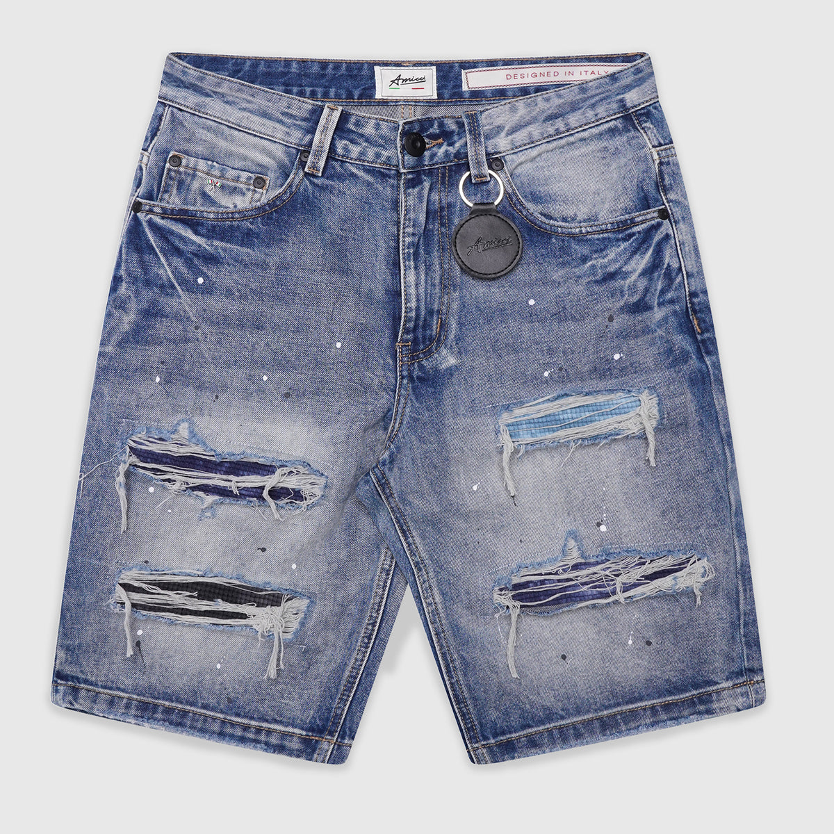 Sanko Mid Blue Shorts