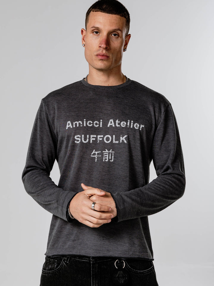 Charcoal Suffolk Long Sleeve T Shirt